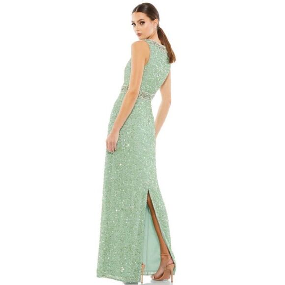 MAC DUGGAL Sequin Column Gown STYLE #10839 Mint size 10 NWT - Picture 5 of 11